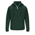 thumbnail image 4 of LYXSSBYX Hoodies for Men Men's Half Zipper Pullover Long-Sleeved Top Hooded Sweatshirts Long Sleeve Stand-up Collar Blouse & Shirt, 4 of 6