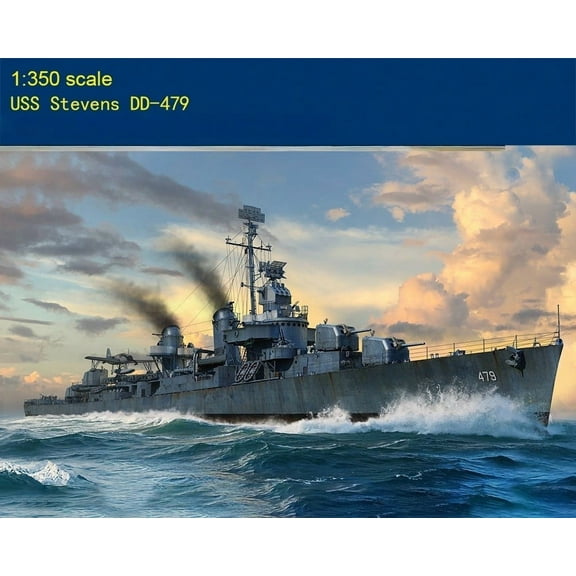 Trumpeter 65308 1:350 USS Stevens (DD-479) Destroyer Assembly Model Kit