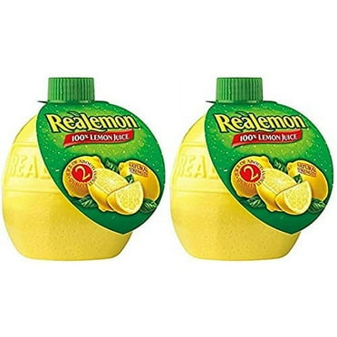 Realemon 100% Lemon Juice (Pack of 3) 2.5 oz. Each