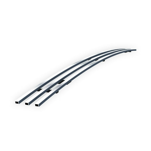 APS Compatible with Chevy Silverado 1500 2007-2013 & 07-10 2500HD 3500HD Top Bumper Chrome Billet Front Grill Grille Insert C65775A