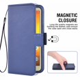 thumbnail image 4 of Case for Motorola Moto E5 Play - Mobile Phone Case with Magnetic Closure, Stand Function And Card Slot, Case Cover Protective Cover Pouch Book Folding Style Blue, 4 of 7