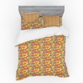 thumbnail image 2 of Ambesonne Fruit Bedding Set 3 Pcs, Vintage Cherry and Strawberry, Twin XL, Multicolor, 2 of 3