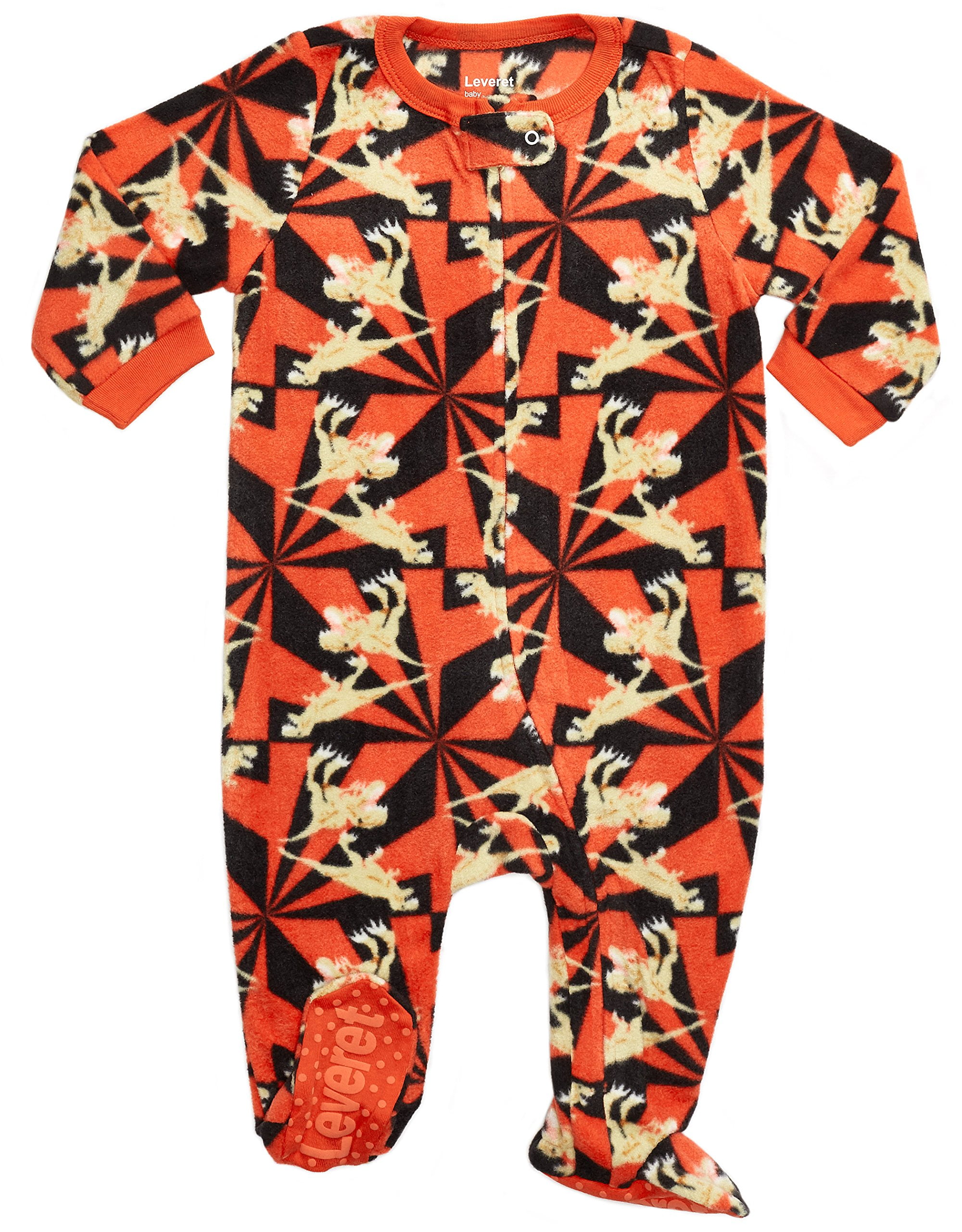 Leveret Leveret Fleece Baby Boys Footed Pajamas Sleeper Kids