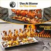 Chicken Drumstick Grill Rack - Large Capacity Smoker BBQ Chicken Wing ...