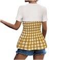 thumbnail image 3 of Birdeem Blouses pour Femmes, Chandail Décontracté à Imprimé Floral, Col Rond, Manches Courtes, 3 of 9