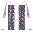 thumbnail image 2 of Kdxio Floral Rabbit Print Metal Tassel Bookmarks,Perfect Gift for Art Lovers and Bookworms Metal Bookmarks for Women, 2 of 8