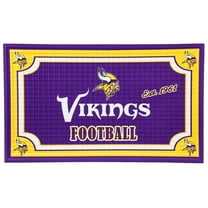 Team Sports America NFL Football Embossed Door Mat