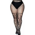 thumbnail image 6 of YooGuoGuo Womens Vintage Fishnet Lace Tights Hosiery, Floral Vine, Queen US, 6 of 7