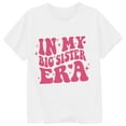 thumbnail image 5 of ibiyuan Big Sister Shirts for Girls Size 10 Promoted To Big Sister Cotton T-Shirt Baby Announcement Casual Short Sleeve Girls 5t Shirts Big Sister Outfit Basic Tees Baby Girl Tops, 5 of 5