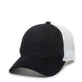 thumbnail image 4 of Outdoor Cap FWT-130L Cotton twill unstructured cap-Black/White, 4 of 8