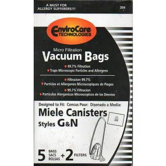 Replacement Compatible with Miele GN Bags for S5 Galaxy Series and S600 series canister vacuums