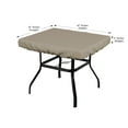 thumbnail image 4 of Covers & All UV Resistant Patio Table Cover, 42' x 42' x 6', Solid Beige, 4 of 7