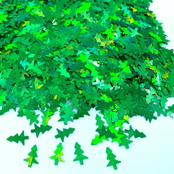 Christmas Tree Shape Glitter Confetti (1oz = 28g)