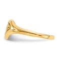 thumbnail image 4 of 14k Yellow Gold Heart Ring Love, 4 of 9