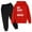 Black, variant on Autumn 4th of July Outfits for Boys Size 6/7 Winter Sweatshirt Letter Printed Hoodie Pants Children's Casual Two Piece Fashion Trend Football Fans Sports Player Sports Gift 5-6 Years