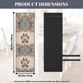 thumbnail image 4 of TSOVTHRID Boho Mandala Floral Paw Print Quilted Seat Cushion Covers for Kitchen, Stretchy Cozy Anti-Slip Chair Covers, Adjustable Dining Chair Slipcovers with Elastic Band, Set of 2, 4 of 7