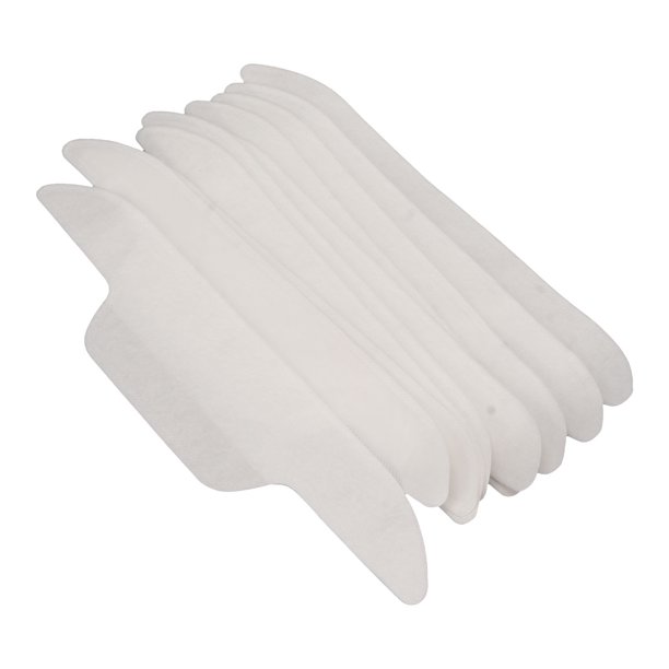M Buder Protector de Sudor para Cuello Desechable Almohadillas Absorbentes de Sudor Suaves y Transpirables Autoadhesivas para Mantener la Ropa Limpia y Fresca 30 Piezas (31 cm / 12.2 inches)