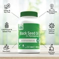 thumbnail image 4 of Black Seed Oil 500mg 100 Softgels (2% Thymoquinone) (Cold Pressed) (Non-GMO) by Health Thru Nutrition, 4 of 7