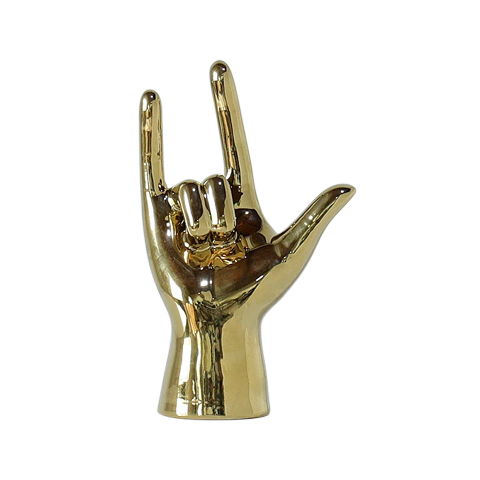 TAIAOJING Finger Sculpture Table Ornaments OK Gesture Sculpture Resin ...