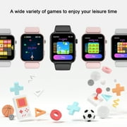 Blackview Smart Watch fits for Android iPhone,IP68 Waterproof,with Bluetooth Call(Answer/Make Calls) for Women Men 1.83 HD Screen Fitness Watch with AI Voice,GRAY