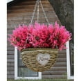 thumbnail image 3 of Morttic 8 Bundles Outdoor Artificial Flowers Vine Plants, Faux Greenery for Indoor Outside Hanging Plants Garden Porch Window Box Home Wedding Farmhouse Decor (Rose), 3 of 7