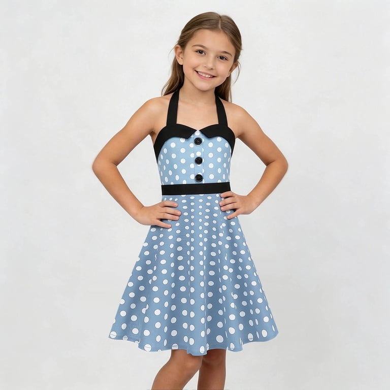cute summer birthday dresses ATOGUTA for Teens A Line Dress Ruffle Tank Dresses Outfits Size 4T-13, Light Blue Long Sleeve Formal A-Line PAST 3 Years (100cm) 58 Color:M-Ivory