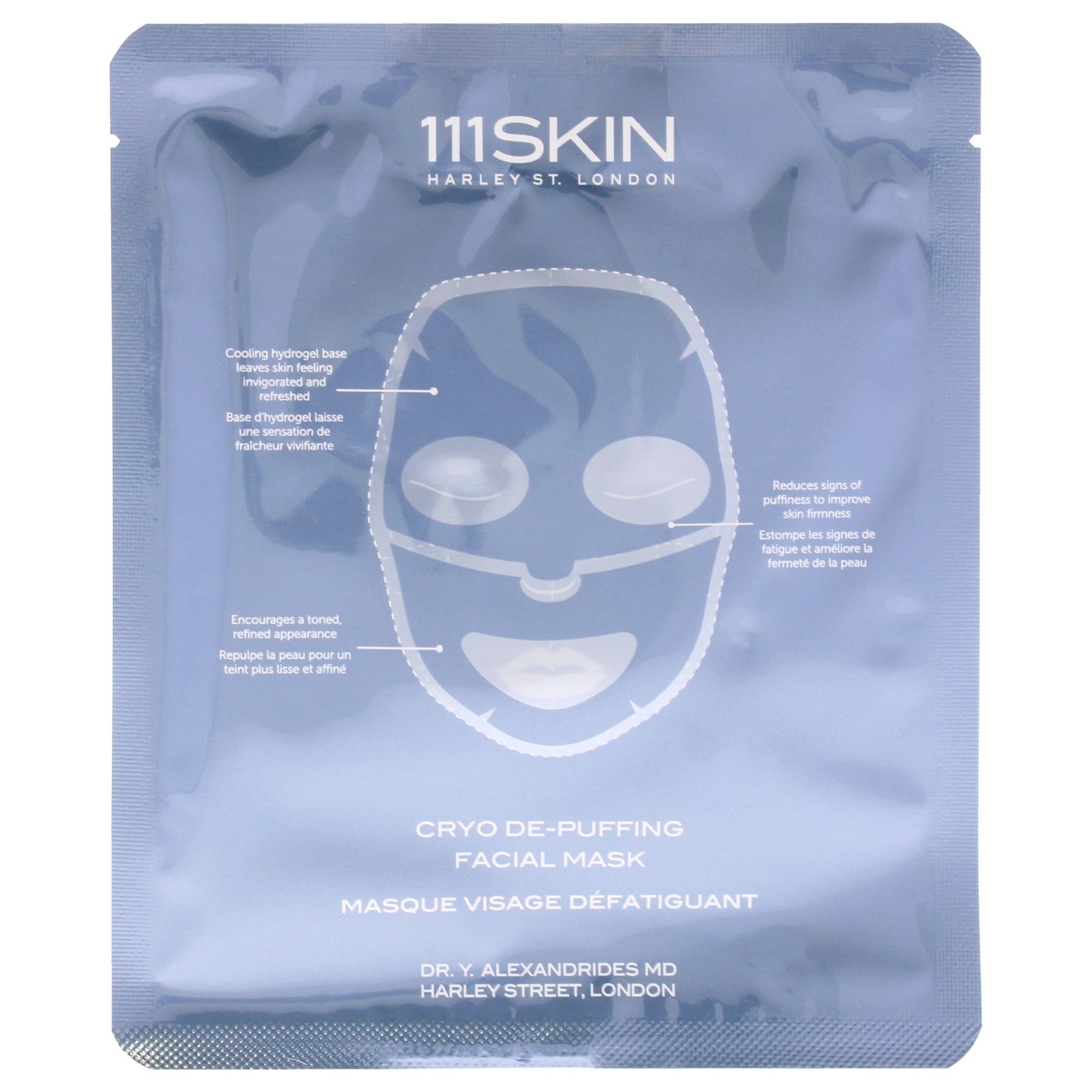 111Skin Cryo De-Puffing Facial Mask , 5 Pc Mask