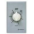 thumbnail image 1 of Intermatic FF6H 6-Hour Spring Loaded Wall Timer, Plastic with Brushed Metal Effect, 1 of 4