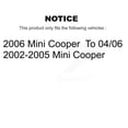 thumbnail image 2 of Kugel Rear Wheel Bearing and Hub Assembly Pair for Car Mini Cooper - Left Right Side (Driver Passenger) K70-100646, 2 of 11