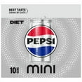 thumbnail image 4 of Diet Pepsi Cola Soda Pop Mini Cans 10 ct / 7.5 fl oz - Pack of 2, 4 of 5