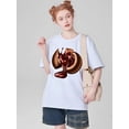 thumbnail image 1 of Women's Casual Comfort T-Shirt with Unique Chocolate Candy Design Round Neck, Short Sleeve - PerfecCamisetas para mujer, lindas camisetas con estampado gráfico, de manga corta, estilo casual, para ve, 1 of 7