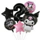 thumbnail image 2 of 6pcs Kuromi Tema Niña Fiesta De Cumpleaños Decoración Niños Globo Rosa 1 2 3 4st Baby Shower Suministros, 2 of 4
