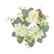 thumbnail image 2 of Fiudx Corona de Rosas Primaverales, Anillos de Hortensias para Velas, Decoración Floral Artificial, Centros de Mesa para Puertas de Entrada y Bodas, Decoración de Temporada para El Hogar, Multiusos,, 2 of 6