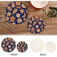 thumbnail image 4 of Christmas 2 Pack Pot Holders Trivets, Heat Resistant Hot Pads for Kitchen Table Decoration Trivets for Hot Dishes/Pot/Bowl/Teapot/Kitchen Hot Pads Trivets, 7" + 9.45", 4 of 7