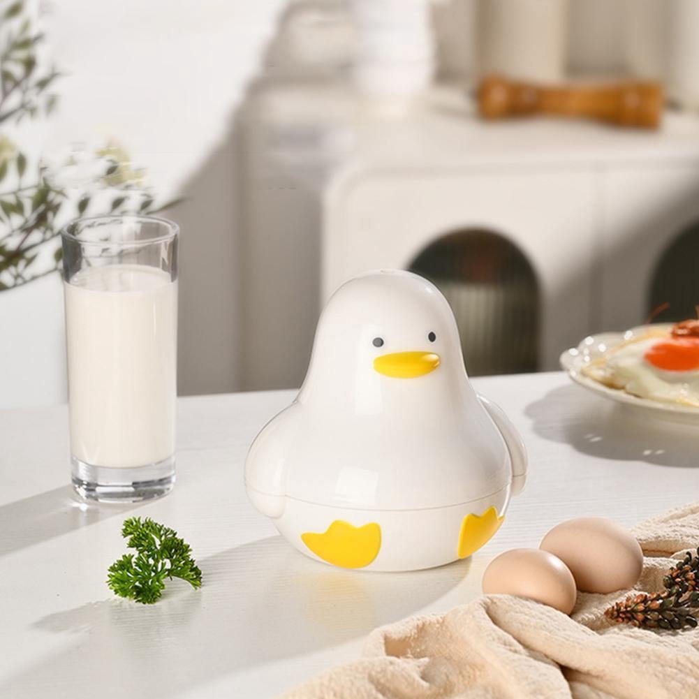 Egg Cooker, Microwave Egg Boiler for 4 Eggs, Adorable Cute Duck Microwave Egg Steamer, Handy Boiler Steamer Gadgets Cook Soft And Hard Boiled Egg,Boiled Egg Artifact for Quick And Easy Breakfast Prep