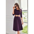 thumbnail image 3 of Vestido casual GRACE KARIN 2025 Primavera Verano manga 3/4 para mujer, 3 of 6