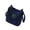 Dark Blue, variant on Women's Mini Canvas Bucket Bag Casual Letter Patch Crossbody Tote With Adjustable Strap Cute Portable Bucket Bags Square Handbag Everyday Bag Mini Travel Shoulder Bag
