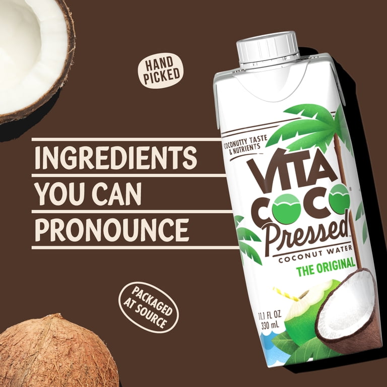 Vita Coco Extra Coconut Water, 11.1 fl oz, 12 Pack photo 2