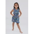 thumbnail image 4 of Disney Mickey Mouse Donald Duck Daisy Toddler Girls Chambray Skater Dress Toddler to Big Kid, 4 of 5