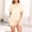 *Beige, variant on ClodeEU Women's Silk Pajamas Set,Short Sleeve Round Neck T-shirt Top with Shorts Sets Beige,Womens Plus L