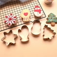 thumbnail image 3 of Kittvzx Biscuit Moulds kitchen gadgets Christmas Cookie Cutters Winter Holiday Cookies Cutter Shapes Christmas Tree Santa Gloves Snowflake Stainless, 3 of 8