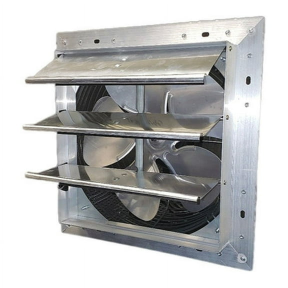 Dayton Shutter Mount Exhaust Fan, 10", Variable Speed, 600 cfm 484X37