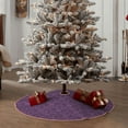 thumbnail image 6 of Kll Retro Florals Purple Christmas Tree Skirt 36",Party Decorations Farmhouse For Christmas Decorations Holiday Party, 6 of 8