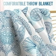 thumbnail image 3 of Sea Turtle Throw Blanket Gifts for Women Girls, Ocean Animal Decor for Couch Bed Sofa Travelling, Birthday Christmas Soft Cozy Plush Microfiber Lightweight Blankets for Kids Adults Twin 60"x80", 3 of 5