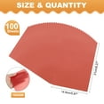 thumbnail image 2 of Uxcell Papier Vélin Coloré, 100 Feuilles Rouge Profond 5,9 Pouces x 8,3 Pouces Papier Vélin Imprimable, 2 of 6