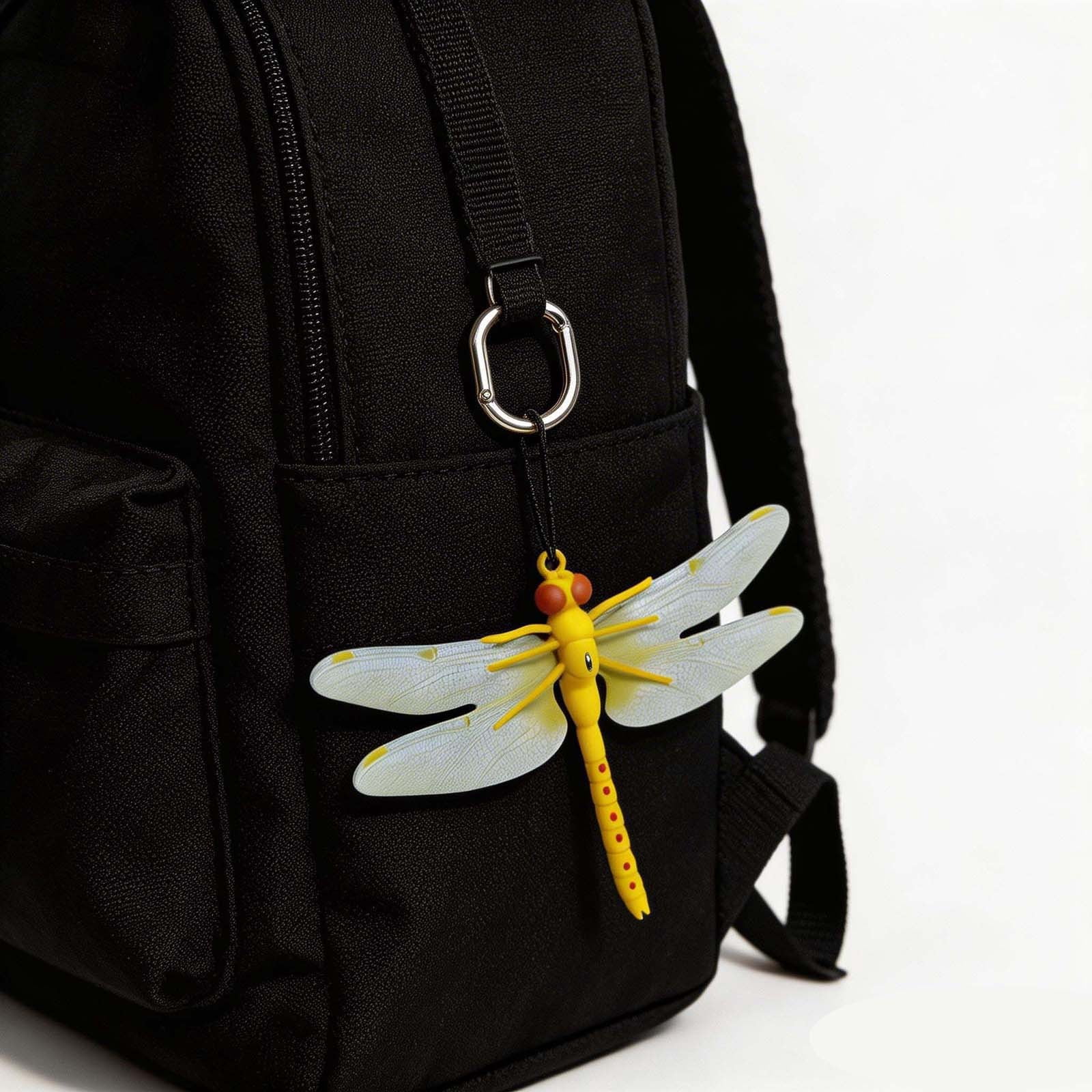Indoor & Outdoor Fake Dragonfly Clip,Dragonfly Clip Bug Repellent, 3D Dragon Fly Garden Stakes & Hat Simulation Decor, Garden Bird and Fly Scare Devices