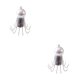 thumbnail image 1 of Greeniant Fishing Lure 6-claw Hooks Portable Universal Fishhooks Tackle Tool Fisherman Freshwater Fish Barbed Professional Metal 2piezas, 1 of 6