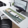 thumbnail image 2 of Green Waves and a Golden Boat&nbsp;desk Mouse Padwaterproofno Slip&nbsp;for Office Home Work Gaminggaming Mouse PadRubber Base Mousepad with Stitched Edges 31.5x11.8inches, 2 of 7