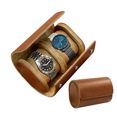thumbnail image 3 of Laklulu Rollo de Reloj Estuche De Viaje Organizador de Caja de Reloj para Hombres con 2 Ranuras Almacenamiento de exhibición de Reloj Rollos de Reloj portátiles, 3 of 5