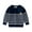 Navy, variant on Boys' Striped Knit Sweater Kids Long Sleeve Round Neck Top Shirt Casual Winter Autumn Comfort Apparel